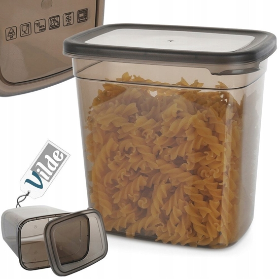 Picture of Pojemnik kuchenny na produkty sypkie suche z pokrywk 1.85L VILDE 229113