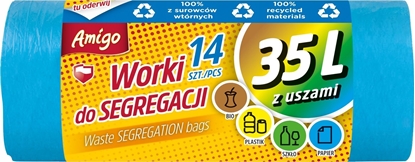 Attēls no Politan Gosia Worki do segregacji papieru 35L 14szt. (GOS000386)