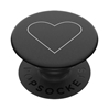 Изображение Popsockets 2 White Heart Black 800667 uchwyt i pod
