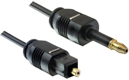 Picture of PREMIUMCORD Kabel 3,5mm mini Toslink - Toslink, OD:2.2mm, délka 1m
