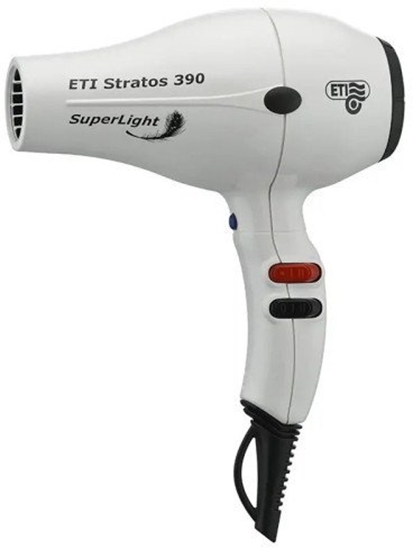 Изображение Professional hair dryer (white) ETIStratos390SuperLightW