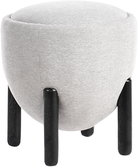 Picture of Puf ARCHIE Len syntetyczny Szary 47 cm 47 cm 48 cm