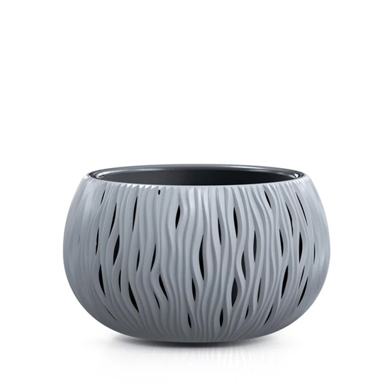 Picture of Puķu pods Bowl Sandy 370x370x218mm akmens pelēks