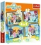 Attēls no PUZZLE 4W1 TREFL 34677 ZOOTOPIA PRZYGOD PUD8