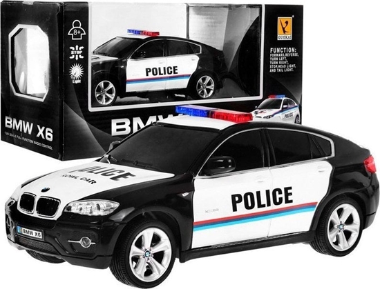 Picture of Ramiz Auto 1:24 R/C Licencjonowany Radiowóz Bmw X6 Policja Czarny