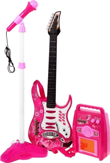 Picture of Ramiz Gitara Elektryczna Wzmacniacz Róowa