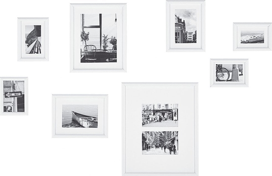 Picture of Ramka Beliani Galeria cienna krajobrazy 8 ramek biaa GARANGO