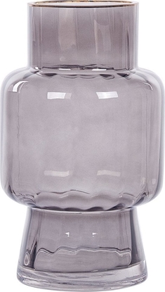 Изображение Ramka Beliani Wazon na kwiaty szklany 26 cm szary MEGALO!