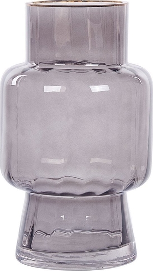 Picture of Ramka Beliani Wazon na kwiaty szklany 26 cm szary MEGALO!