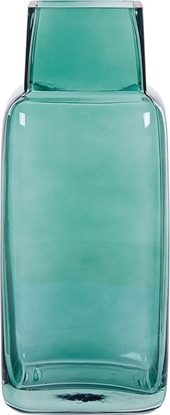 Изображение Ramka Beliani Wazon na kwiaty szklany 26 cm zielony MERBAKA!