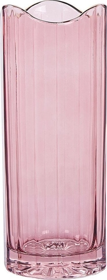 Изображение Ramka Beliani Wazon na kwiaty szklany 30 cm róowy PERDIKI!