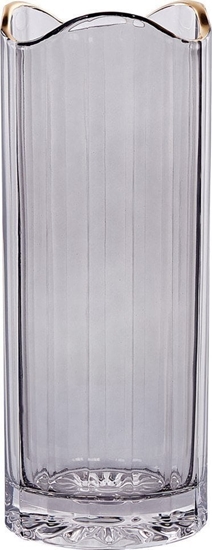 Изображение Ramka Beliani Wazon na kwiaty szklany 30 cm szary PERDIKI!