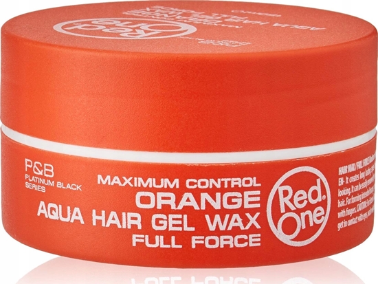Picture of RED ONE_Aqua Hair Gel Wax Full Force wosk do wosów Orange 150ml