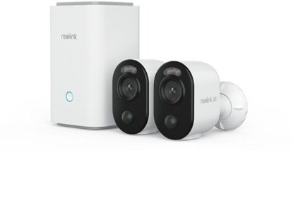 Изображение Reolink Home Hub Kit valvontajarjestelma, Home Hub + 2 x Argus 3 Ultra