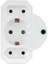 Attēls no REV Steckdosenadapter 3-fach mit Überspannungsschutz, weiß
