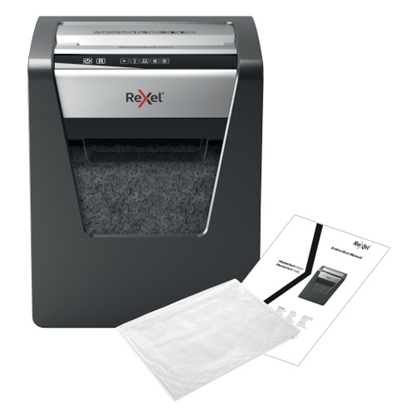 Изображение Rexel Momentum X415 Paper Shredder Cross shredding 4x40mm, P4, Grey/Black (SPEC)