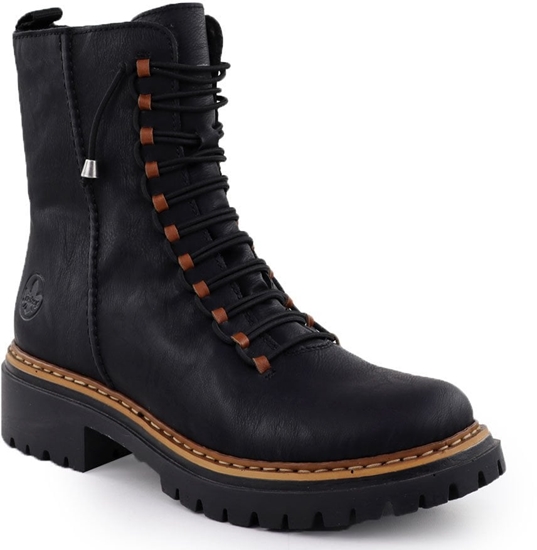 Изображение Rieker Booties 72653-00 Czarne 36