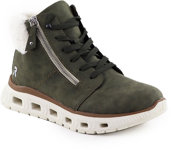 Picture of Rieker Booties M6014-54 Zielone 38