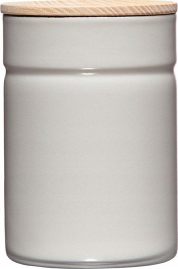 Picture of Riess RIESS - Pojemnik kuchenny z drewnian pokryw 0,5l Light Grey