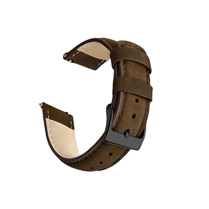 Изображение Riff īstas ādas 20mm universāla pulksteņa siksniņa (Samsung, Garmin u.c.) Brown