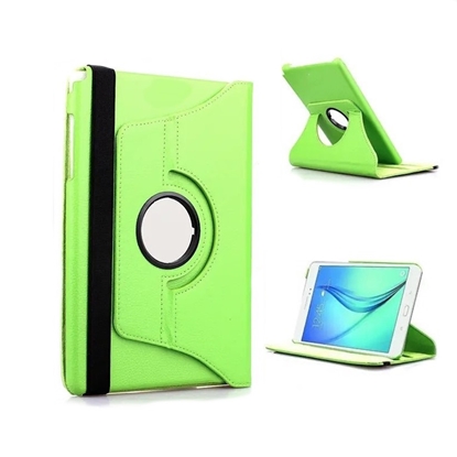 Attēls no Riff planšetdatora maciņš ar 360 grādu rotējošu kronšteinu atlokāms eco ādas vāciņš un ekrāna aizsargu preks Samsung Galaxy Tab 2 10.1 P5100 P5110 P7500 P7510 zaļš