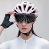 Picture of Rockbros Rockbros Bike Helmet with Visor, Detachable UV Goggles, Detachable Visor, Unisex - Pink