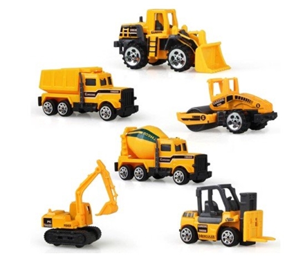 Attēls no ROGer Construction Machinery Set 6pcs