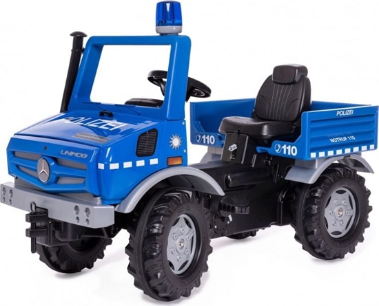 Picture of Rolly Toys Ciarówka Samochód na peday Unimog Merc-Benz Policja