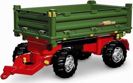 Picture of Rolly Toys Rolly Toys rollyTrailer Przyczepa Rolly Multi dwuosiowa zielona