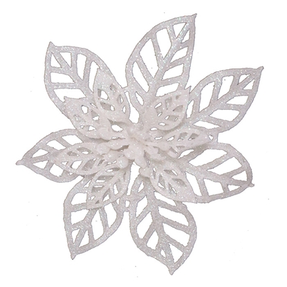 Picture of Rotājums Ziemassvētku zvaigzne 16cm, balta