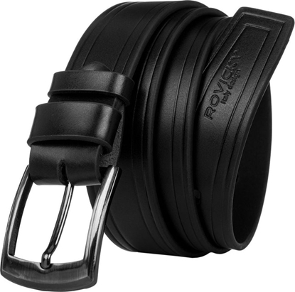 Attēls no Rovicky Pasek mski ze skóry naturalnej licowej z toczonym wzorem Rovicky 90 cm