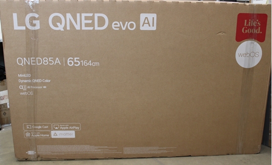 Picture of SALE OUT. LG 65QNED85A3C 65" (165 cm) 4K Smart TV | LG 4K QNED MiniLED TV | 65QNED85A3C | 65 | Smart TV | webOS 25 | 4K UHD | DAMAGED PACKAGING
