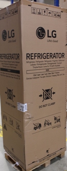 Picture of SALE OUT. LG GBV3200DPY Refrigerator, Free-standing, Bottom freezer, D, Height 2.03 m, Net fridge 277 L, Net freezer  110 L, Silver | LG Refrigerator | GBV3200DPY | Energy efficiency class D | Free standing | Combi | Height 203 cm | No Frost system | Frid