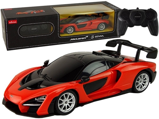 Picture of SAMOCHÓD ZDALNIE STEROWANY AUTO RC MCLAREN SENNA 1:24 RASTAR PILOT GUMOWE KOA