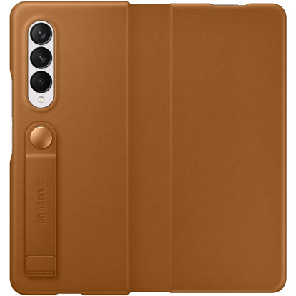 Picture of Samsung Etui Samsung Leather Flip Cover Camel do Galaxy Z FOLD 3 5G EF-FF926LAEGWW [H]