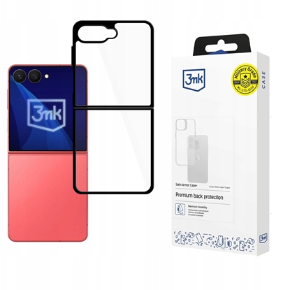 Picture of Samsung Galaxy Z Flip 7 - 3mk Satin Armor Case+ Flip