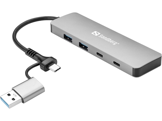 Picture of Sandberg 136-64 USB-C/A to 2xUSB-A+2xUSB-C Hub