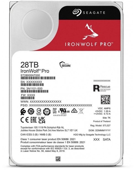 Picture of SEAGATE Ironwolf PRO NAS HDD 28TB SATA