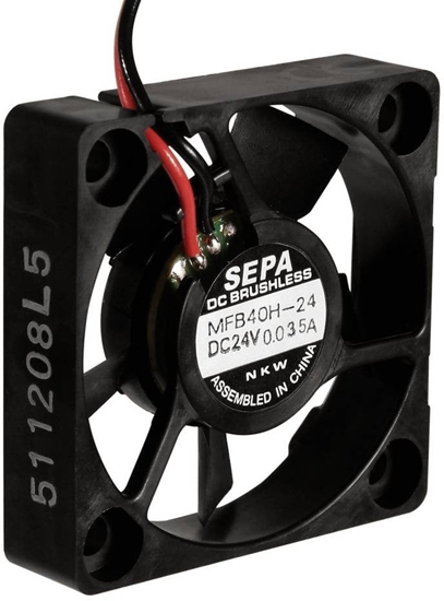 Picture of SEPA MFB40H12 Aksial ventilator 12 V/DC 185 l/min (L x B x H) 40 x 40 x 10 mm