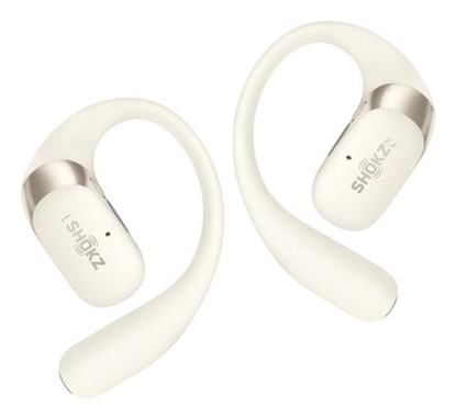Picture of SHOKZ OpenFit 2 wireless earbud headphones, beige