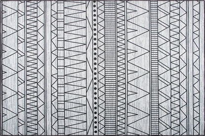 Attēls no Shumee Dywan 140 x 200 cm czarno-szary KEBAN