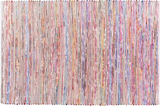 Picture of Shumee Dywan baweniany 140 x 200 cm wielokolorowy BARTIN