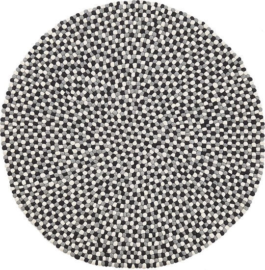 Picture of Shumee Dywan okrgy z filcowych kulek 140 cm wielokolorowy PENEK