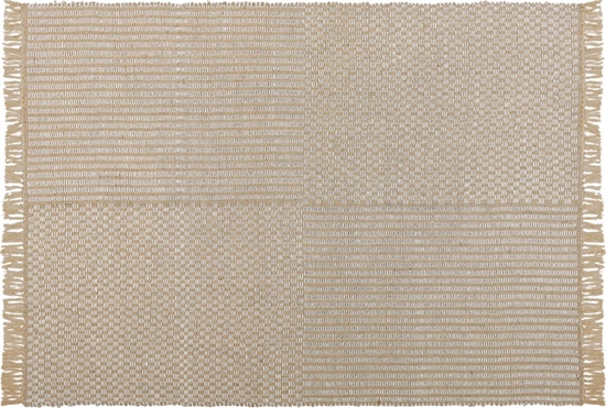 Picture of Shumee Dywan z juty 140 x 200 cm beowy ADABAG