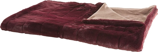 Изображение Shumee Koc 180 x 220 cm bordowy TANTAN