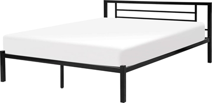 Attēls no Shumee óko metalowe 180 x 200 cm czarne CUSSET