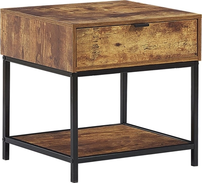 Attēls no Shumee Stolik pomocniczy ciemne drewno BERKLEY