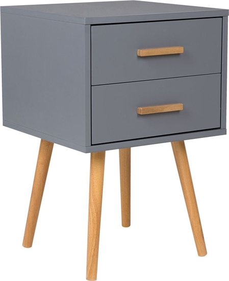 Изображение Shumee Stolik pomocniczy szary ALABAMA