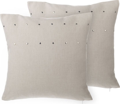 Picture of Shumee Zestaw 2 poduszek dekoracyjnych 45 x 45 cm beowy GAURA