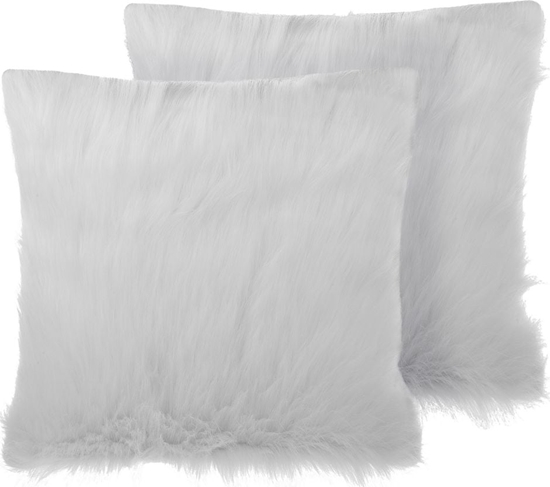 Picture of Shumee Zestaw 2 poduszek dekoracyjnych wochacz 45 x 45 cm beowy DAISY